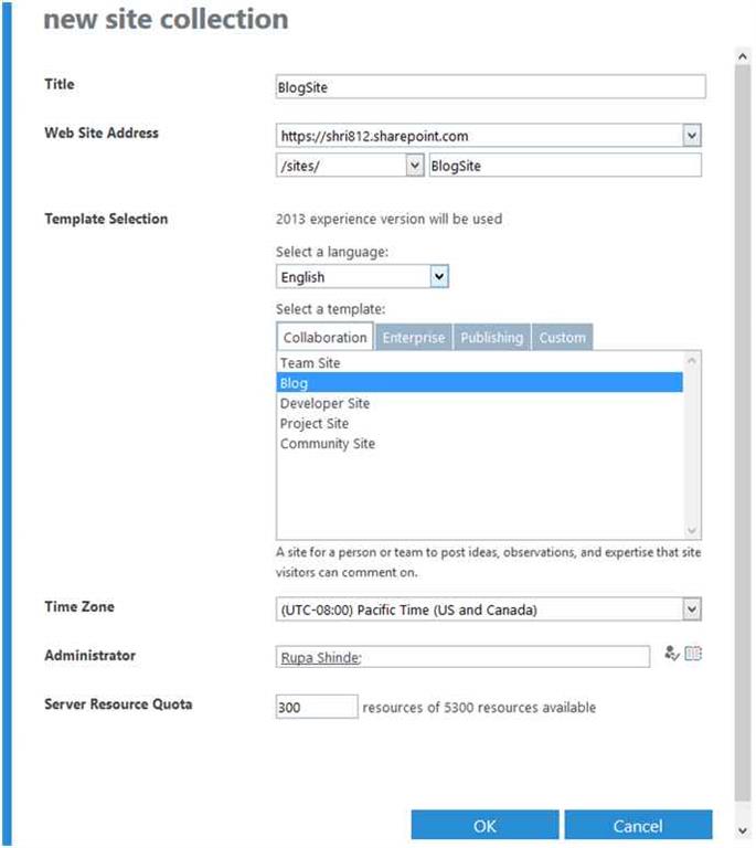 Private Site Collection